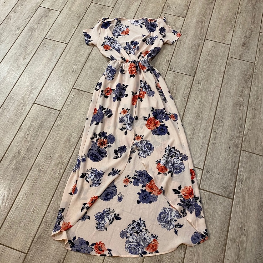 Candie’s Floral Romper Dress